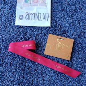 Authentic Louis Vuitton Ribbon w/ Gift tag